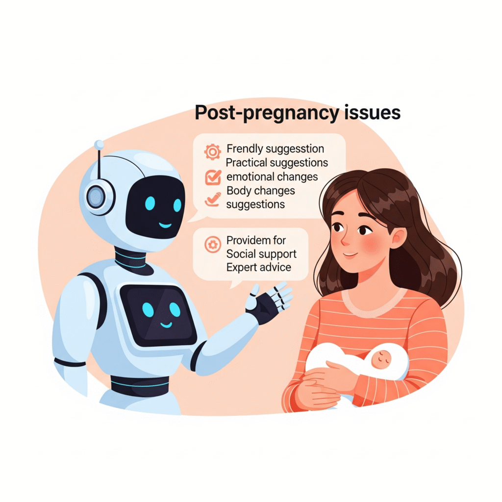 AI help mothers POST PREGNANCY HEALTH/POSTPARTUM