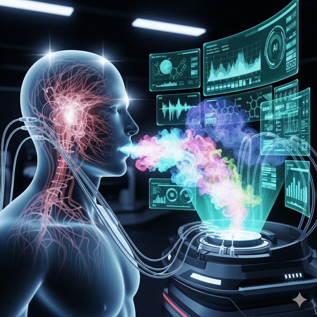 “AI-powered electronic breath detecting diseases.”